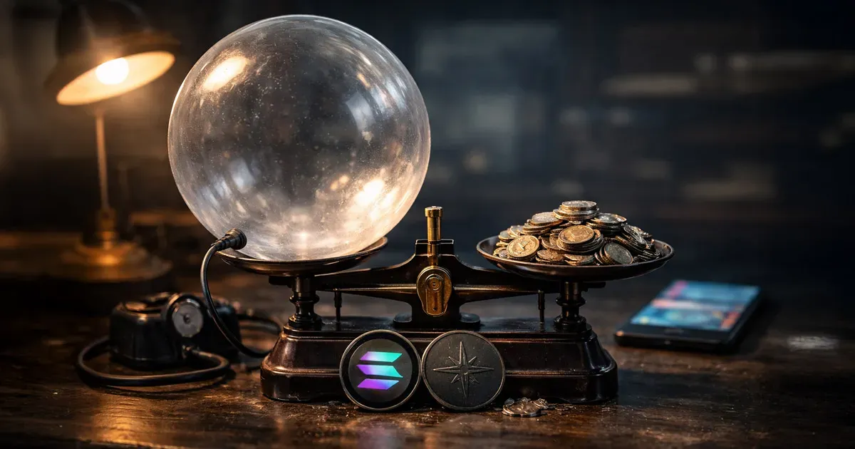 Blockchain valuation metrics comparison