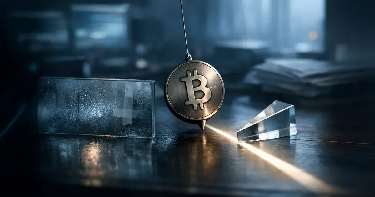 Bitcoin price chart showing stable range amid Fed policy uncertainty