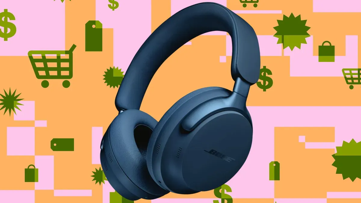 Bose QuietComfort Ultra Headphones with bundled Tribit speaker and Sharge charger