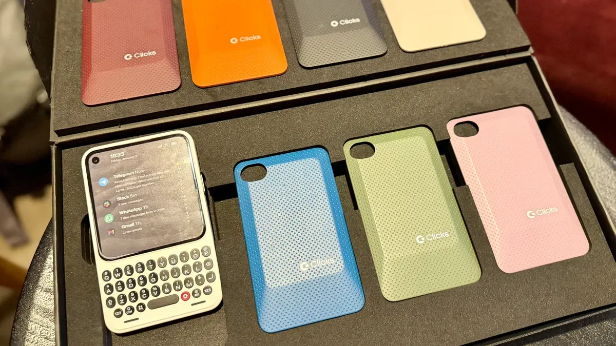 Clicks Communicator Android smartphone with physical keyboard