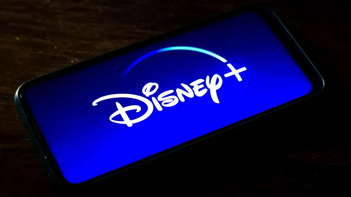 Disney+ vertical video interface with short-form content
