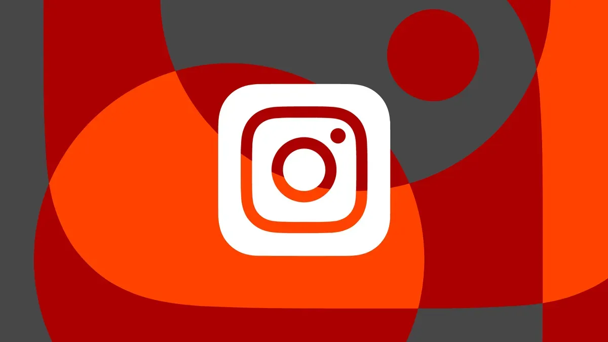 Instagram logo with dark web data exposure warning