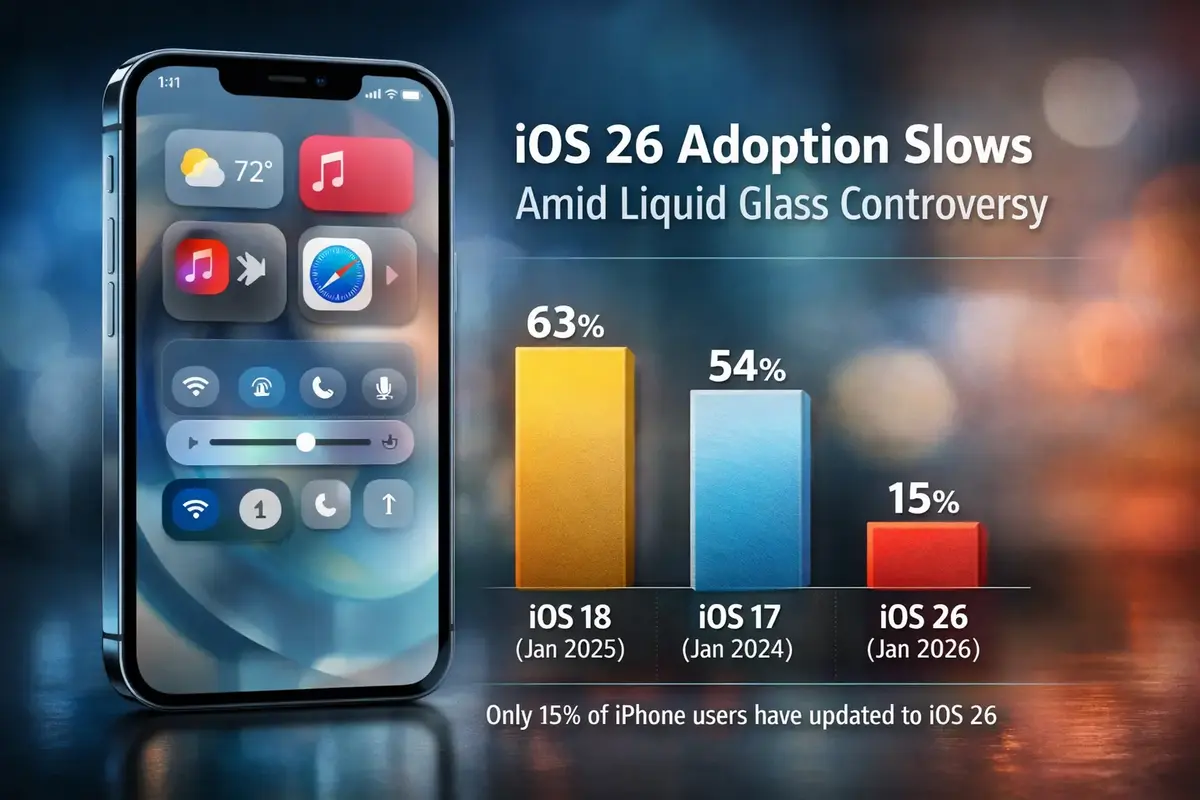 iOS 26 Adoption Slower Than Expected, But Is It Really All About Liquid Glass?