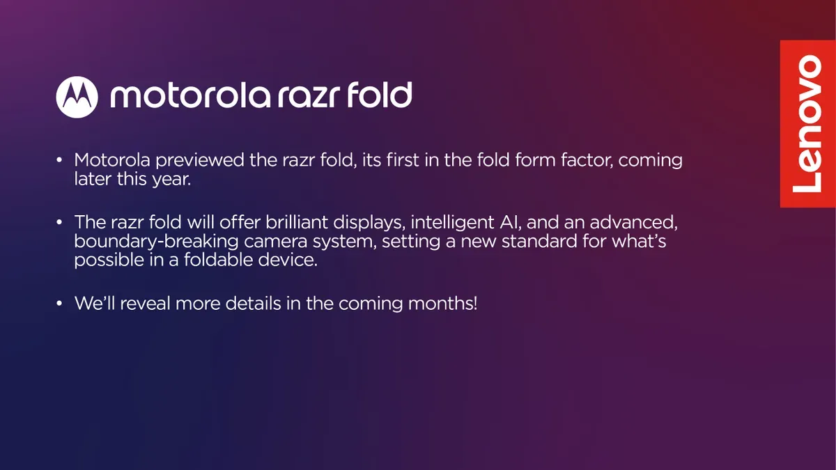 Motorola Razr Fold and Signature flagship design and specs