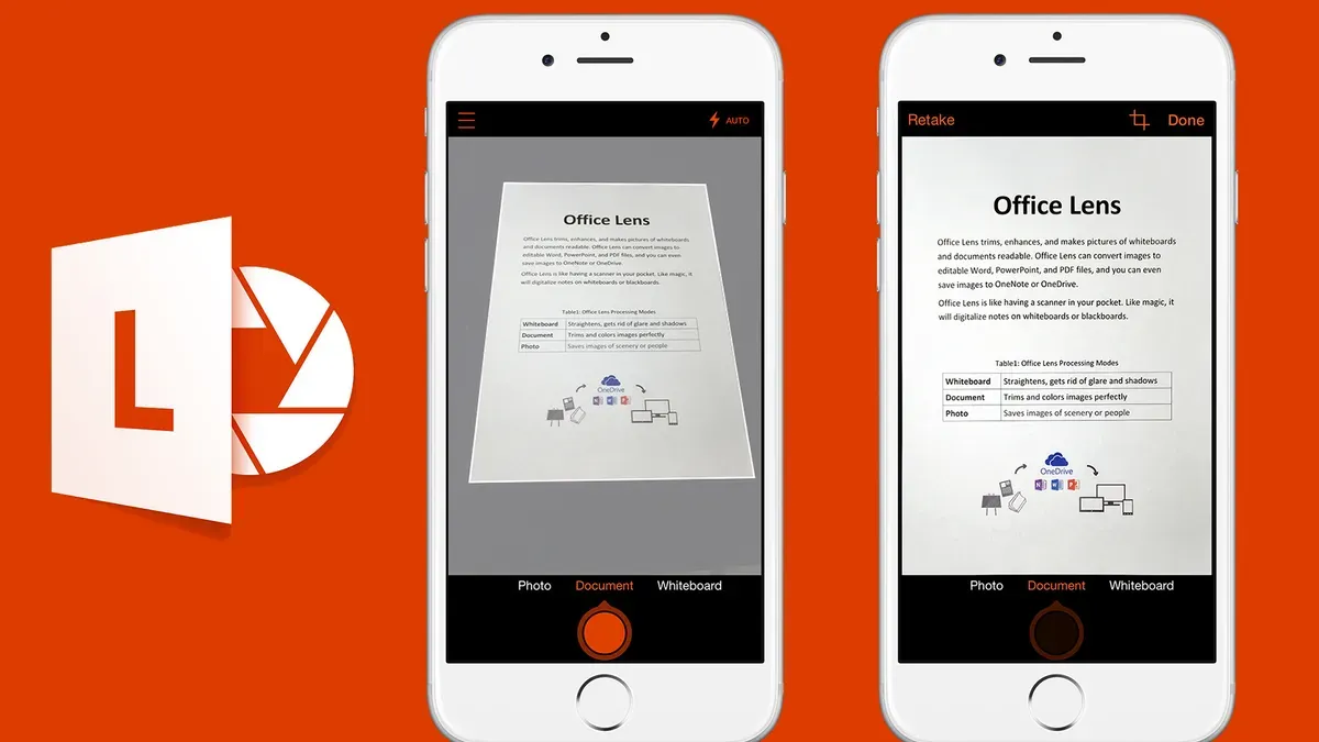 Microsoft Office Lens app screenshot