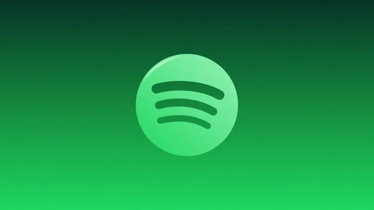 Spotify logo with price tag showing $12.99