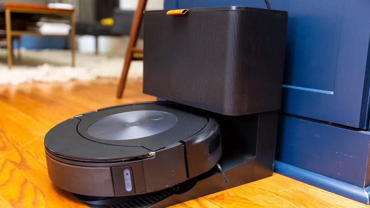 iRobot Safe subsidiary logo and data security illustration