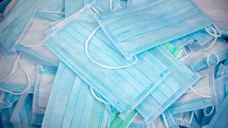 Wastewater sample collection tube with lab equipment