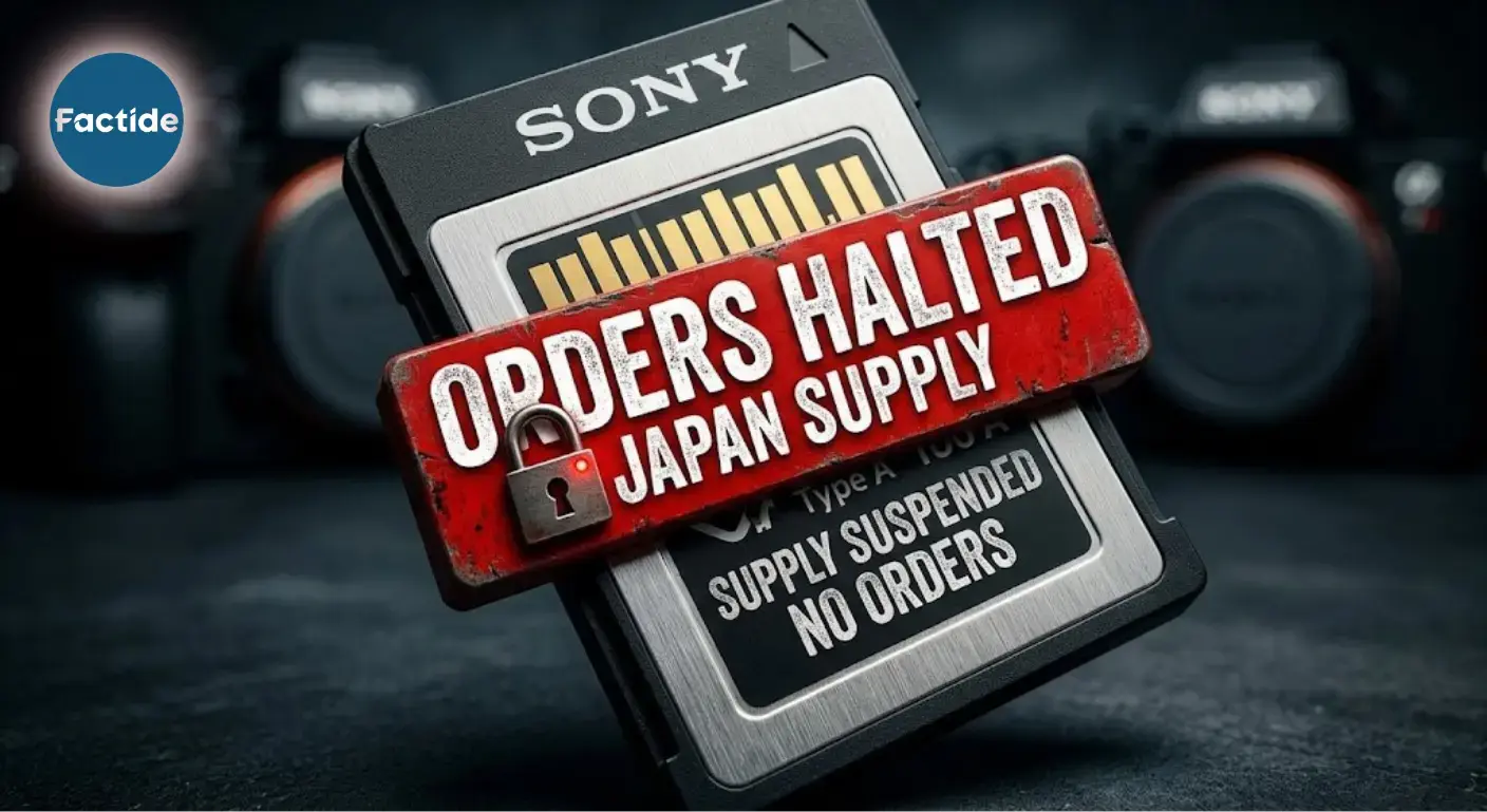 Sony Halts All Memory Card Orders in Japan: No Timeline, No Backorders