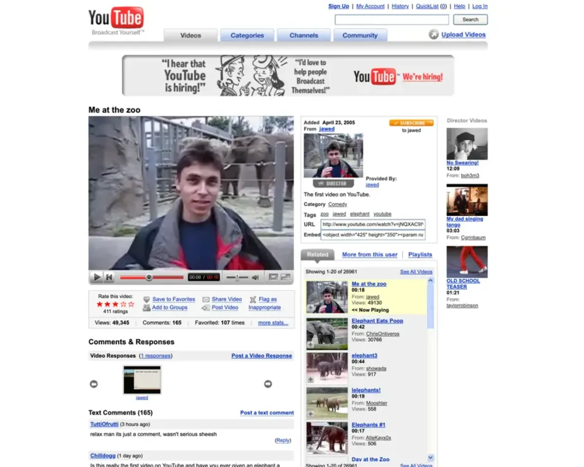 YouTube’s First Video Gets Museum Makeover | V&A Preserves Internet’s Childhood