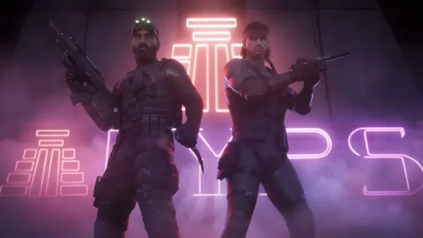 Solid Snake and Splinter Cell's Sam Fisher in Rainbow Six Siege's Operation Silent Hunt
